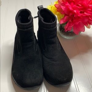 Lands End Suede Winter Ankle Boots - Sz 8. BAB1119